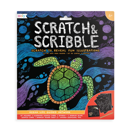 Scratch & Scribble Ocean Life