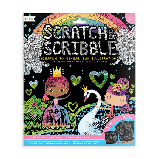 Scratch & Scribble Princess Garden