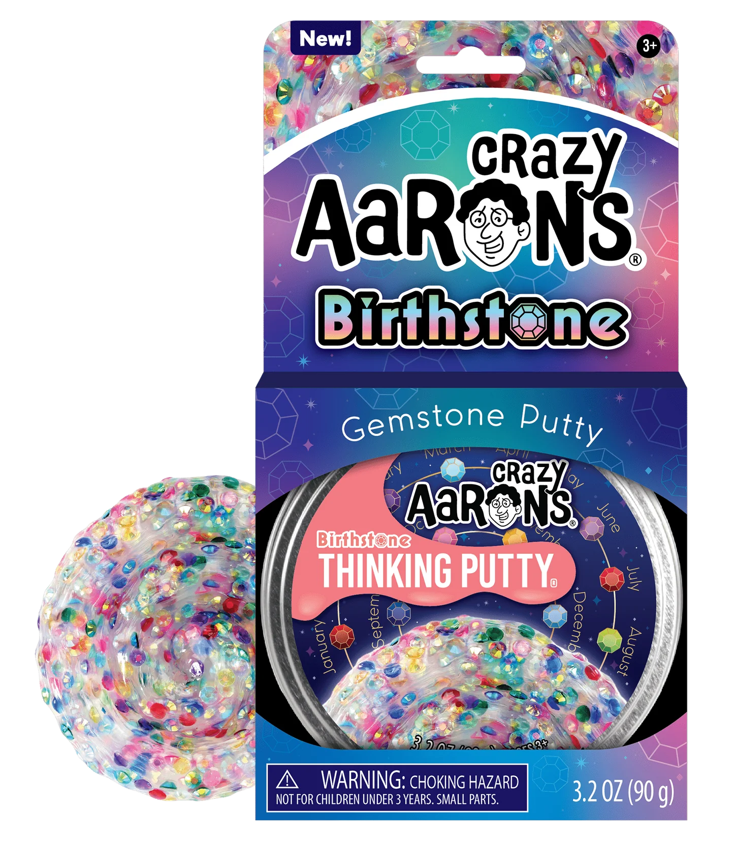 Crazy Aaron's Putty World Liquid Glass Putty, 3.2 Ounce