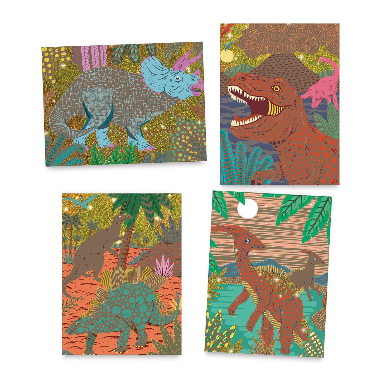 Dinosaur Scratch Boards