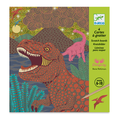 Dinosaur Scratch Boards