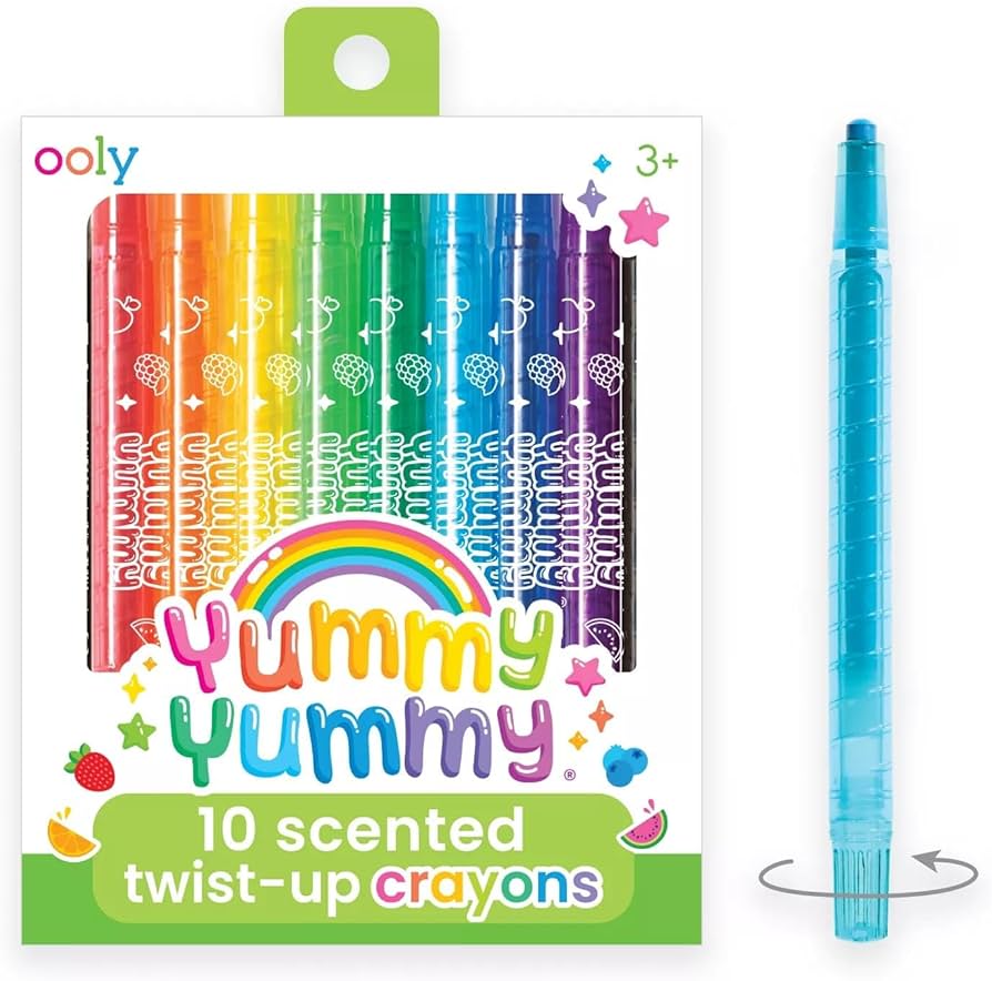 Yummy Yummy Scented Twist Up Crayons