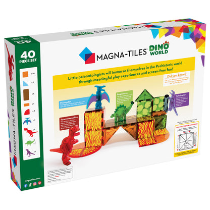 Dino World 40-Piece Set Magna-Tiles