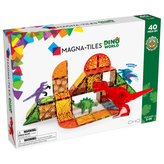 Dino World 40-Piece Set Magna-Tiles