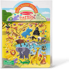 Safari Puffy Stickers