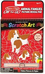 Scratch Art Animal Families