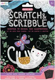 Scratch & Scribble Mini Kit Cutie Cats