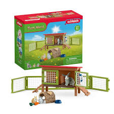 Schleich Farm World Rabbit Hutch