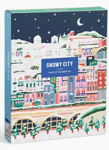 Snowy City Paint by Number Kit