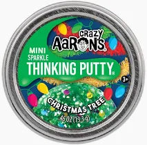 Crazy Aaron Mini Thinking Putty Christmas Tree