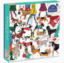 Winter Dogs 500 Piece Puzzle