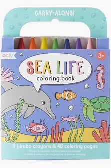 Carry Along Coloring Sea Life