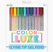 Color Luxe Fine Gel Pens