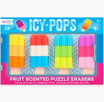 Icy Pops Scented Erasers